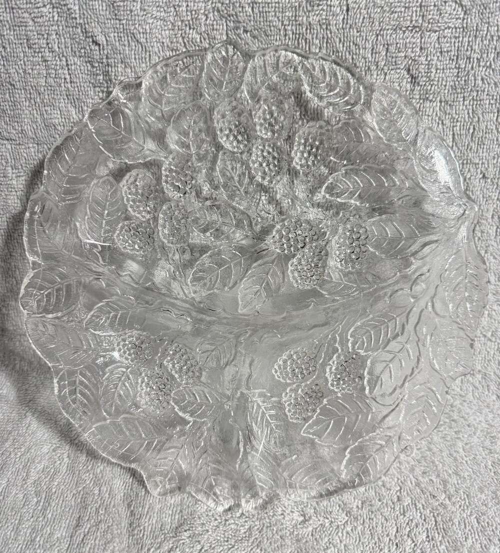 Indiana Glass Loganberry Divided Dish
